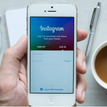 Setting up Instagram business account on mobile phone
