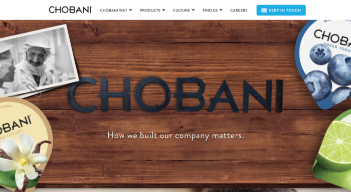 Chobani as product story fit