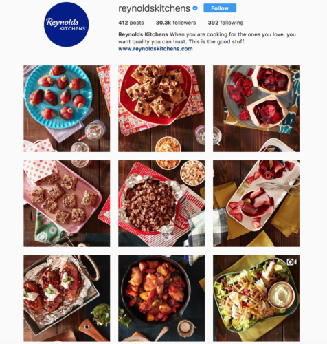 Reynold's Kitchen collage Instagram content