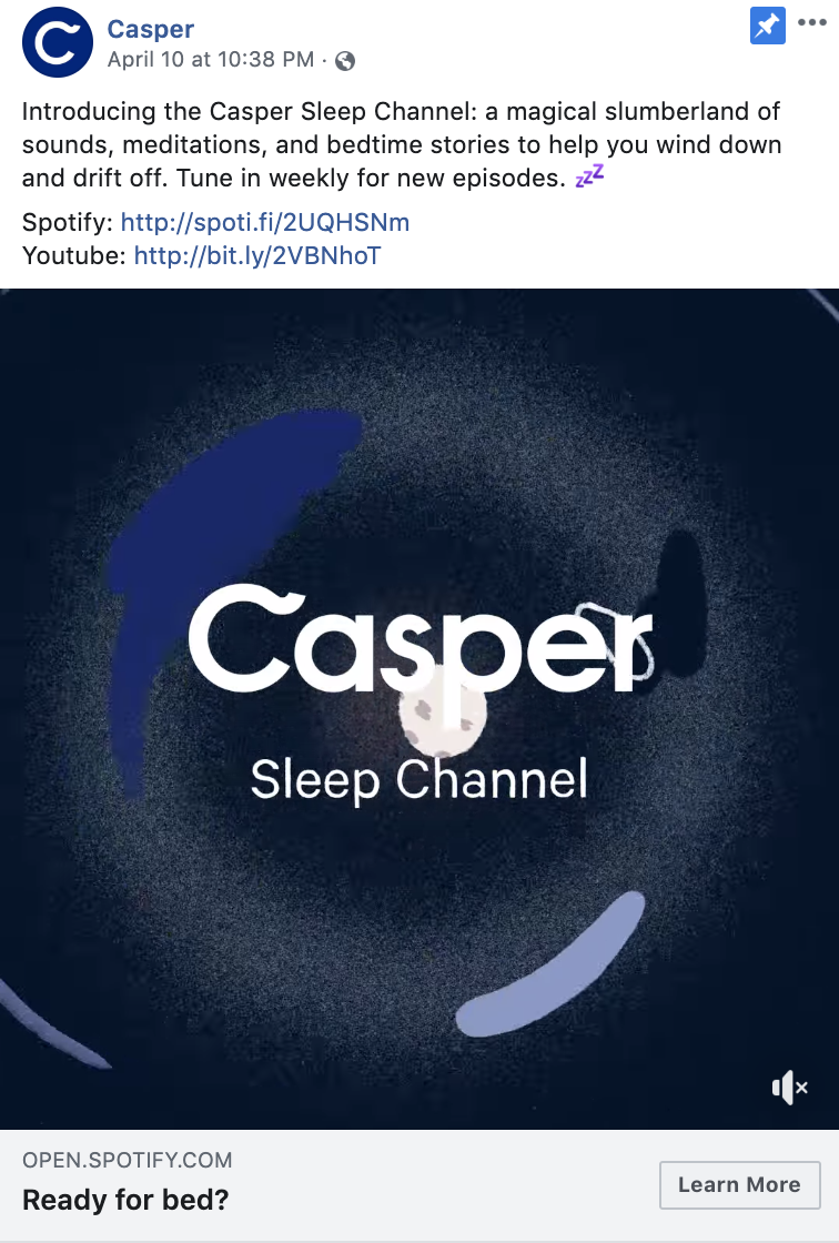 Casper Facebook page