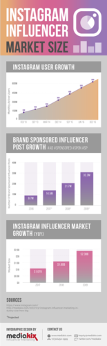 Instagram Influencer infographic