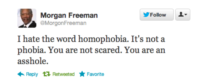 Morgan Freeman verified Twitter account